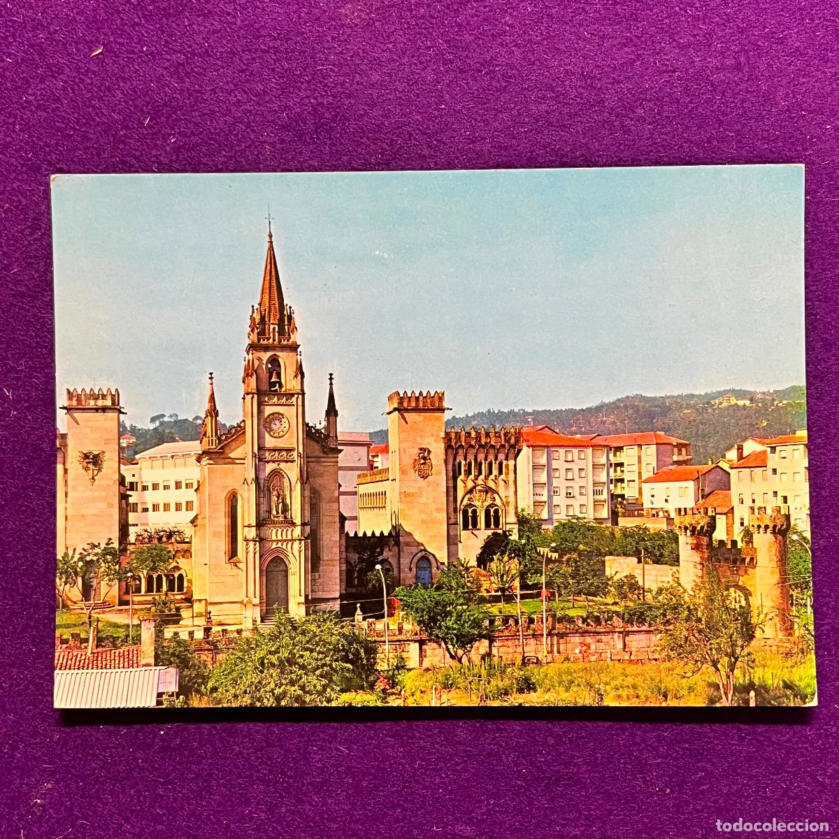 Postales: POSTAL DE ORENSE. CAPILLA Y COLEGIO DEL SANTO ANGEL.