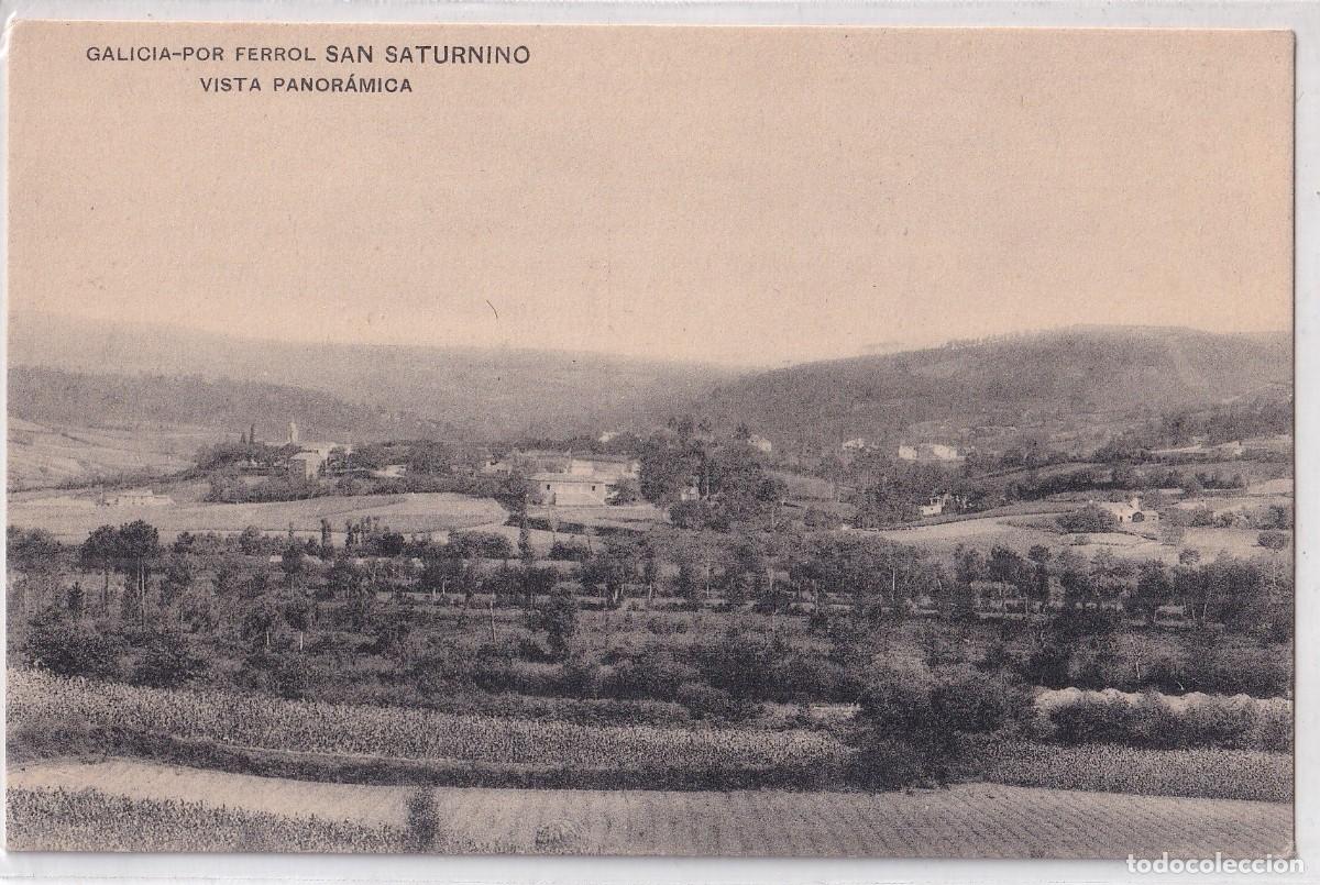 Postales: GALICIA-POR FERROL- SAN SATURNINO- VISTA PANORAMICA FOTOTIPIA HAUSER SIN CIRCULAR