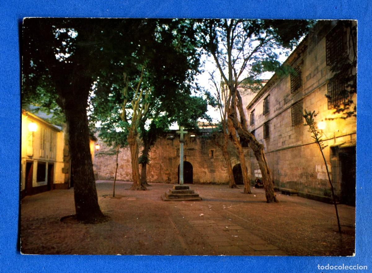 Postales: POSTAL CIRCULADA LA CORU&Ntilde;A 241 PLAZUELA DE LAS BARBARAS EDITA ARRIBAS