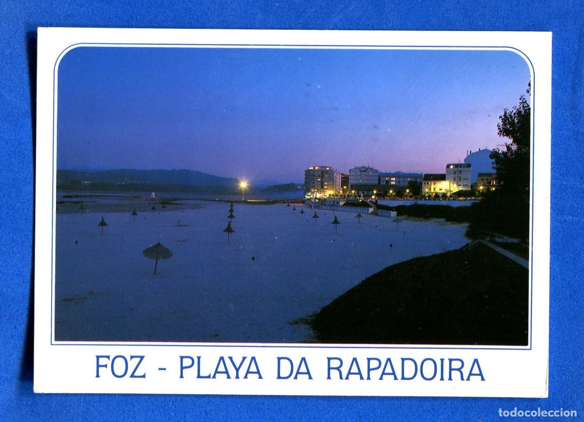 Postales: POSTAL SIN CIRCULAR FOZ 55.11 LUGO PLAYA DA RAPADOIRA EDITA LIBRERIA LESFER