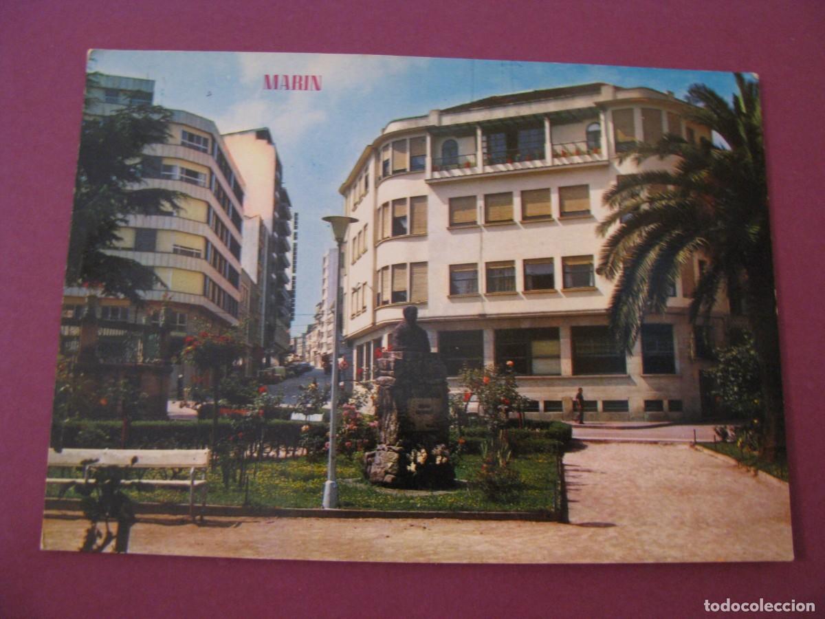 Postales: POSTAL DE MARIN. JARDINES Y AVENIDA JAIME JANER. ED. PARIS. 744