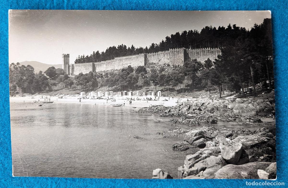 Postales: RW POSTAL BAYONA PONTEVEDRA PLAYA DE BARBEIRA Y CASTILLO MONTERREAL P2042