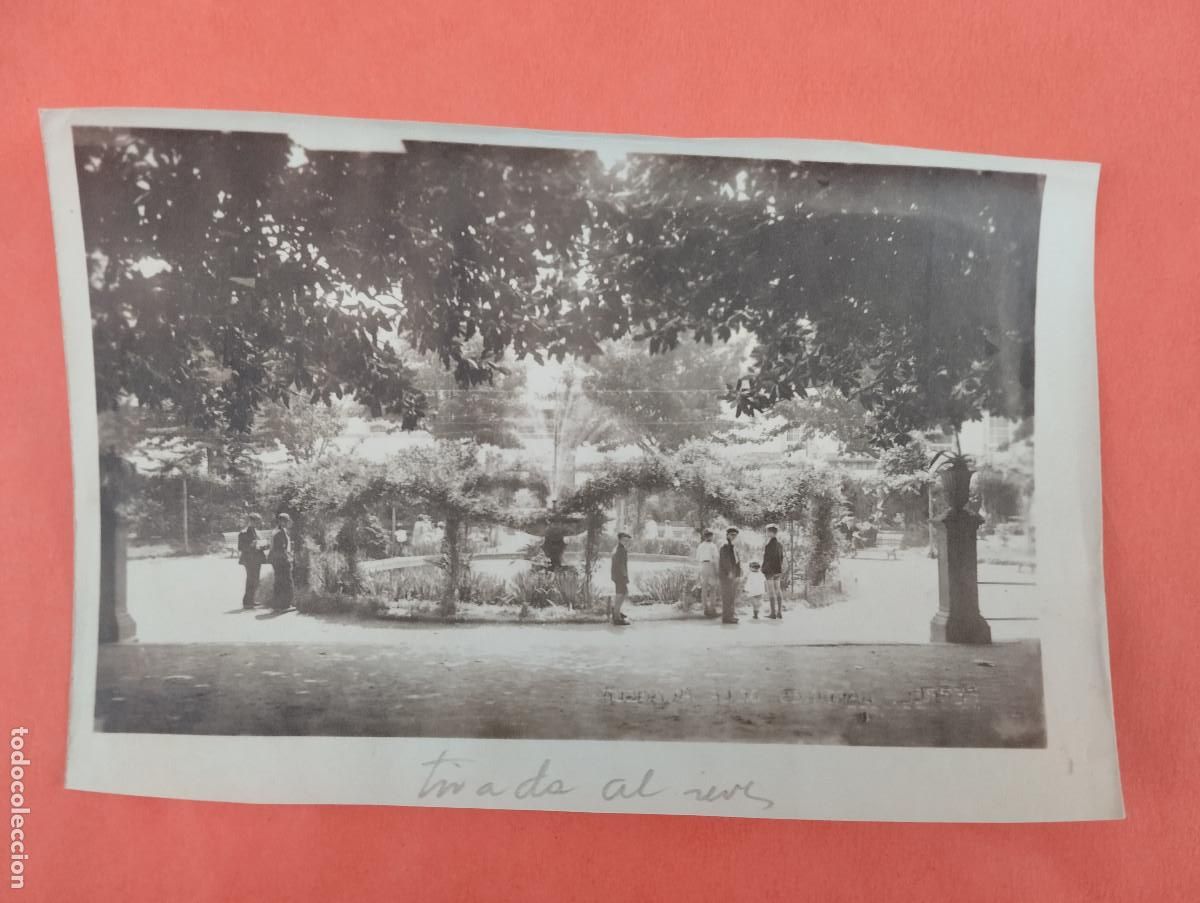 Postales: PRUEBA DE LA POSTAL..EN PAPEL. AL REVES..JARDINES DE LA ALAMEDA. ED. C. GALLEGO.