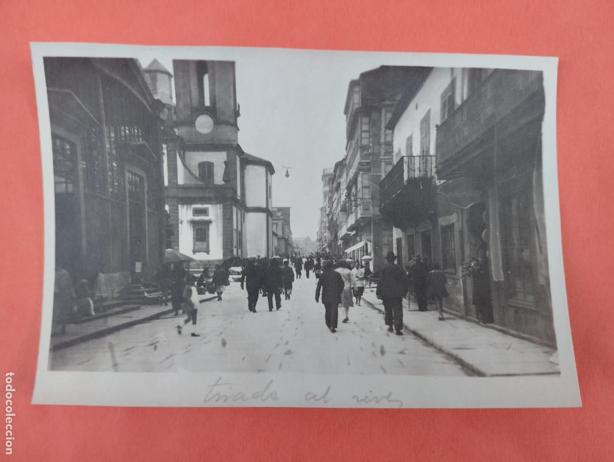 Postales: PRUEBA DE LA POSTAL..EN PAPEL. AL REVES..CALLE DE LA IGLESIA.