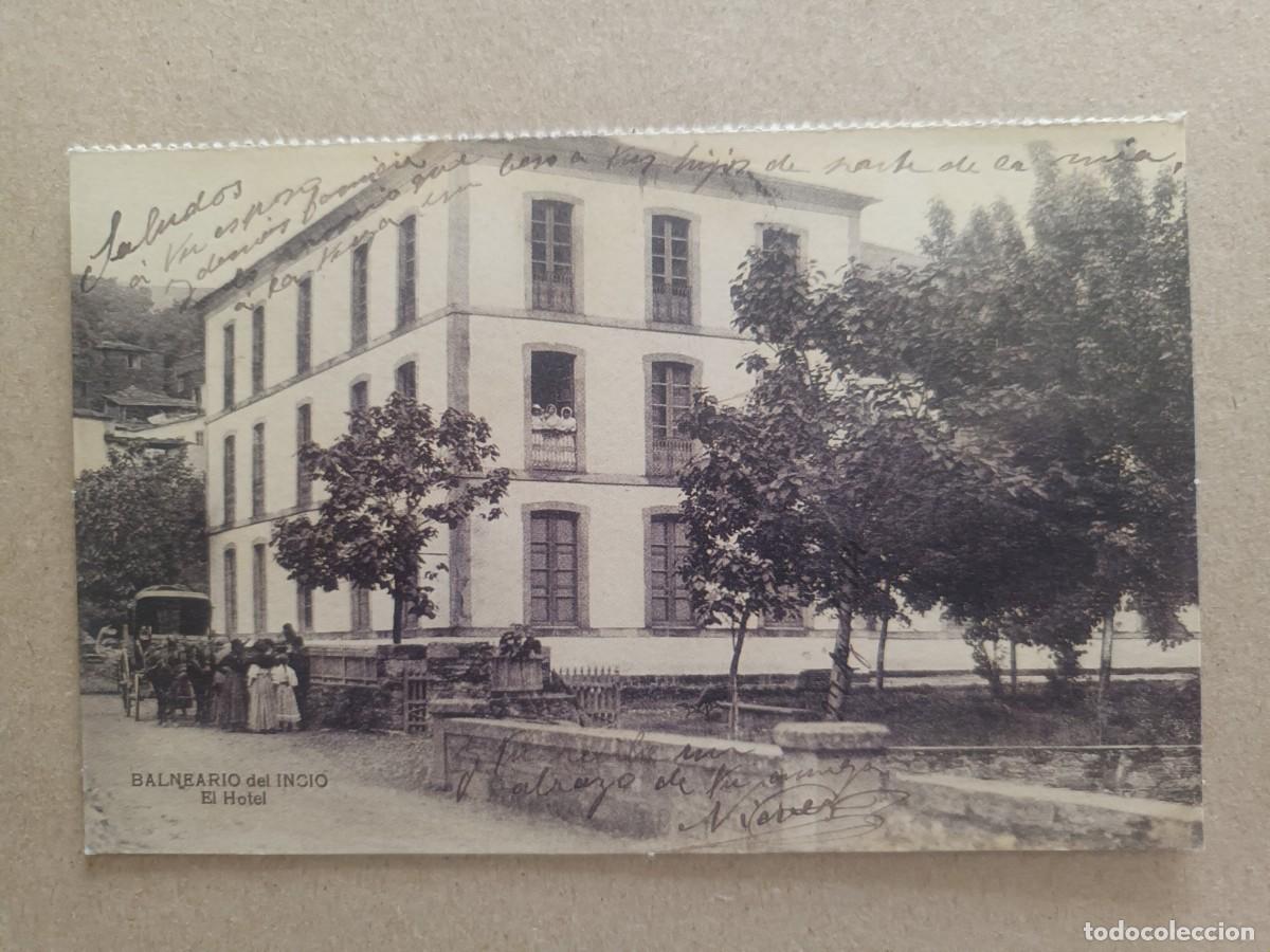 Postales: INCIO (LUGO). BALNEARIO DEL INCIO. EL HOTEL - REPRODUCCION DIARIO DE PRONTEVEDRA Y FUNDACION CAIXA