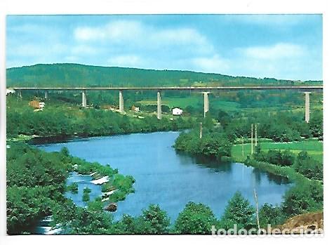 Postales: PAISAJE Y PUENTE NUEVO.- LUGO