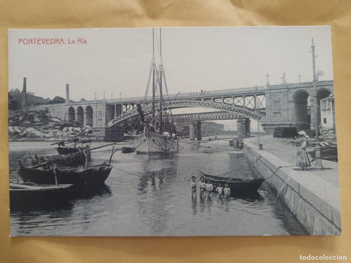 Postales: PONTEVEDRA. LA RIA - REPRODUCCION DIARIO DE PONTEVEDRA Y FUNDACION CAIXA GALICIA