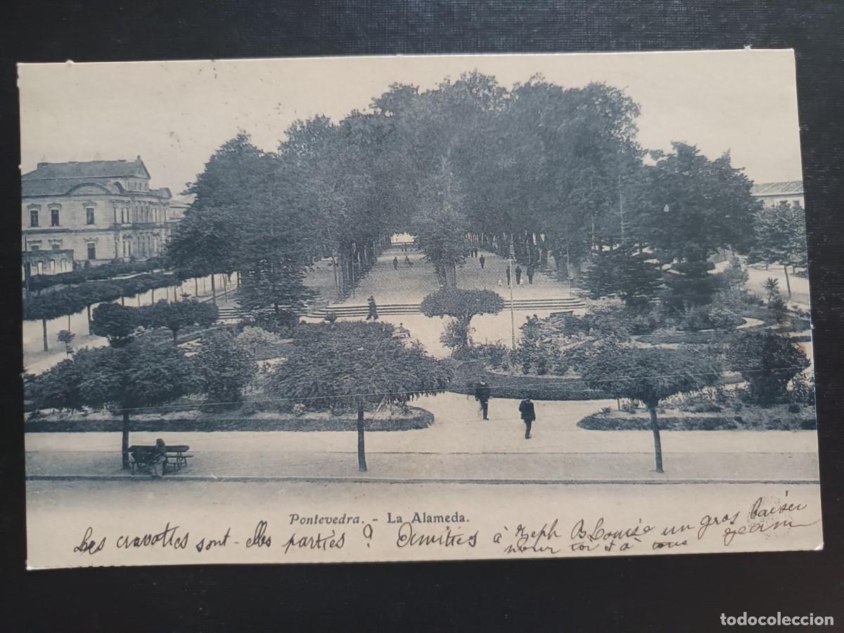 Postales: PONTEVEDRA. LA ALAMEDA - REPRODUCCION DIARIO DE PONTEVEDRA Y FUNDACION CAIXA GALICIA