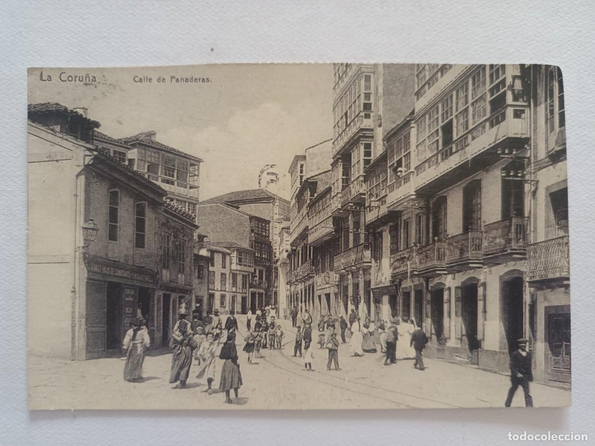 Postales: LA CORU&Ntilde;A. CALLE DE PANADERAS - REPRODUCCION DIARIO DE PONTEVEDRA Y FUNDACION CAIXA GALICIA