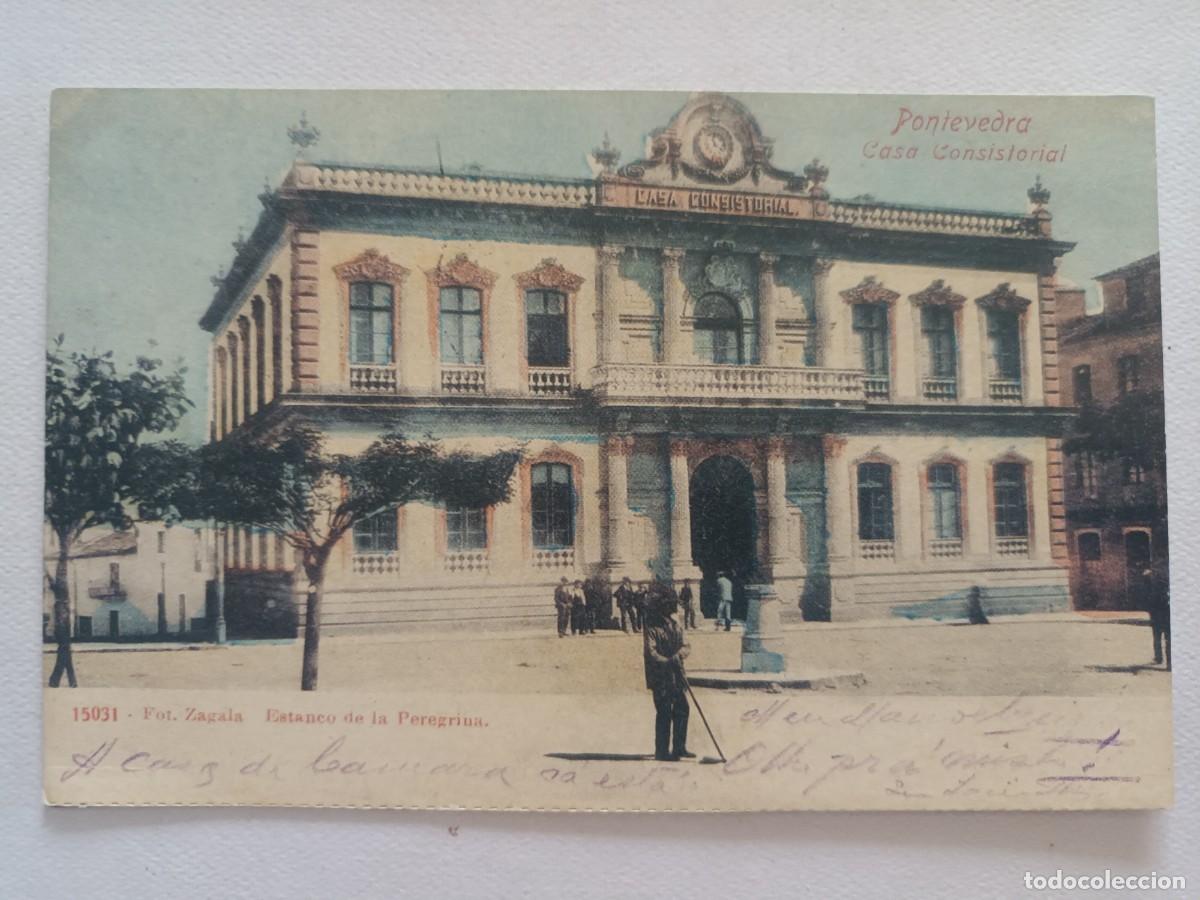Postales: PONTEVEDRA. CASA CONSISTORIAL - REPRODUCCION DIARIO DE PONTEVEDRA Y FUNDACION CAIXA GALICIA