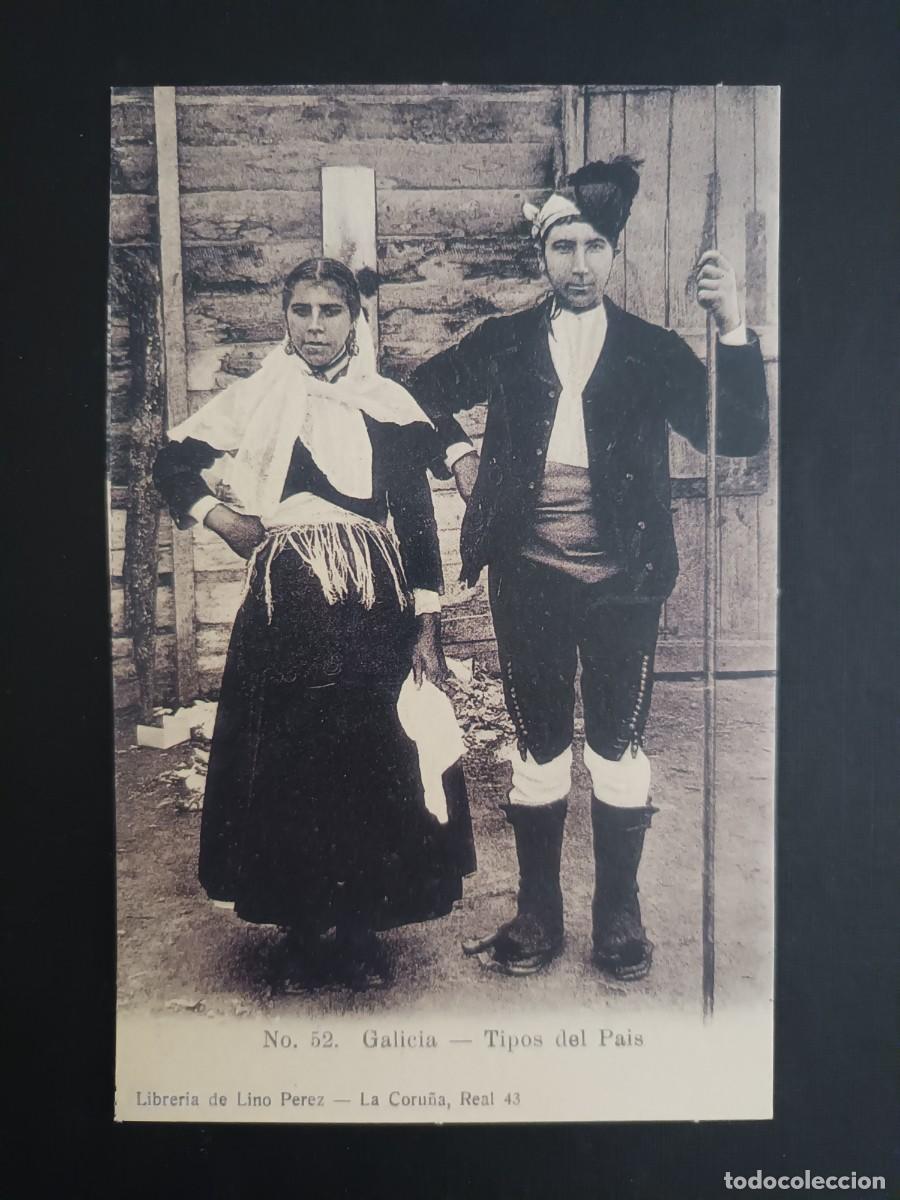 Postales: GALICIA. TIPOS DEL PAIS - REPRODUCCION DIARIO DE PONTEVEDRA Y FUNDACION CAIXA GALICIA