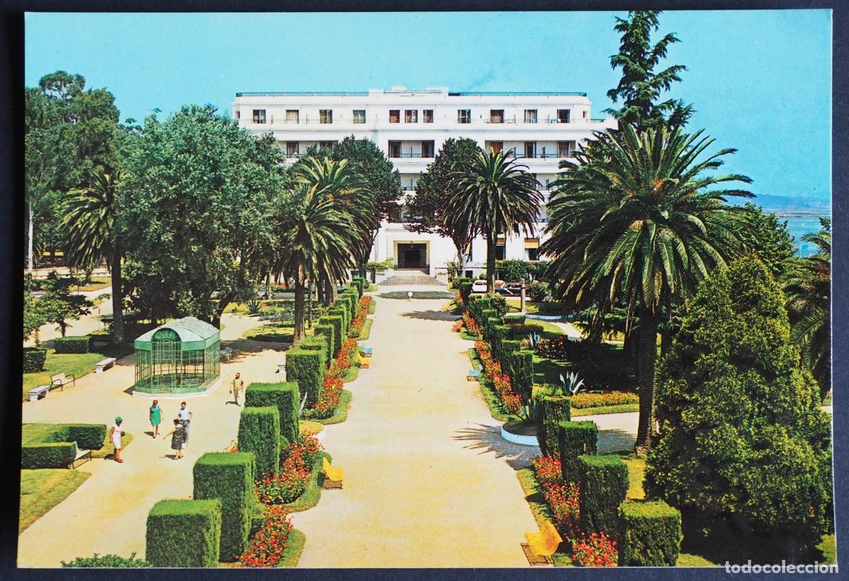 Postales: POSTAL DE LA TOJA: JARDINES Y GRAN HOTEL