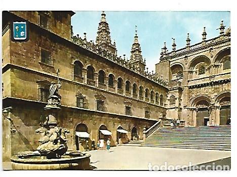 Postales: PLAZA DE LAS PLATERIAS.- SANTIAGO DE COMPOSTELA