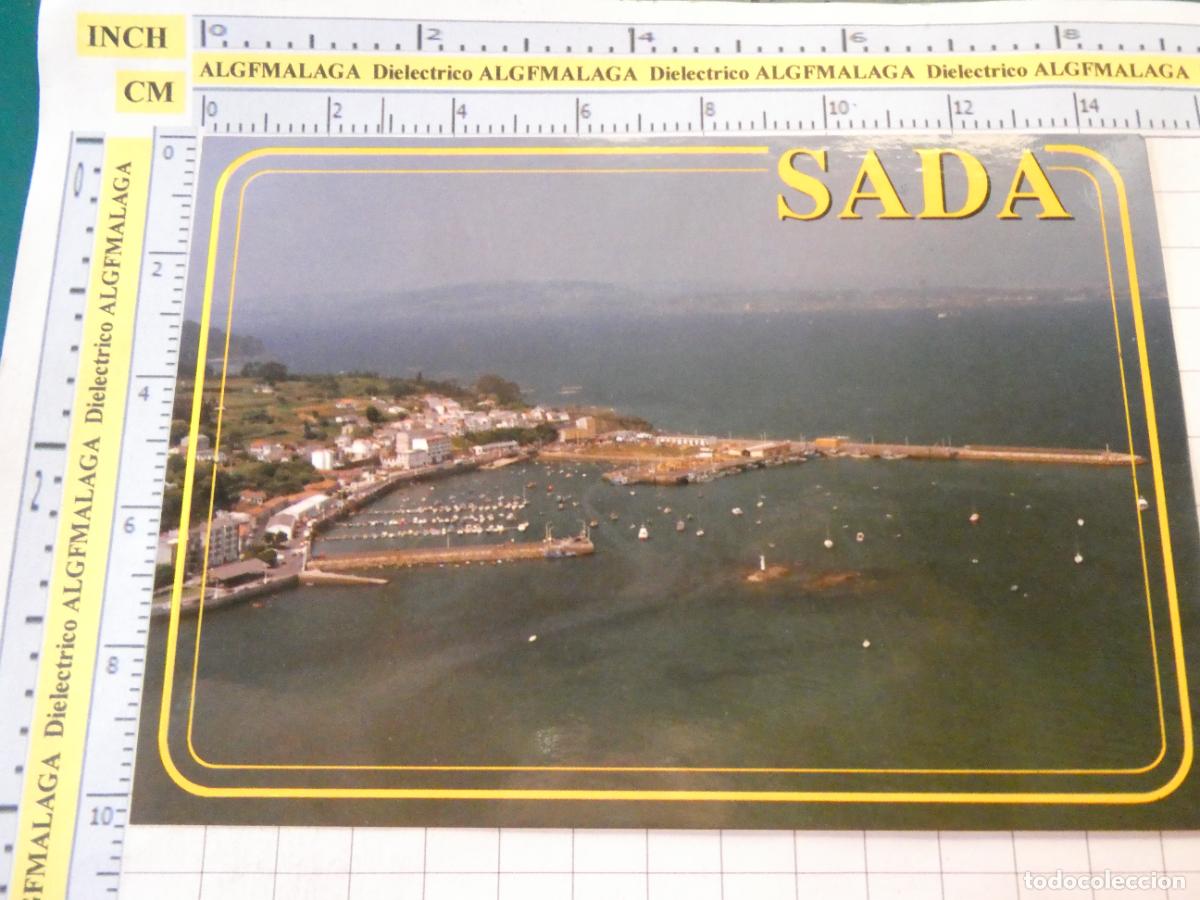 Postales: POSTAL DE LA CORU&Ntilde;A. A&Ntilde;O 1984. SADA VISTA AEREA PUERTO 502 ARRIBAS. 770