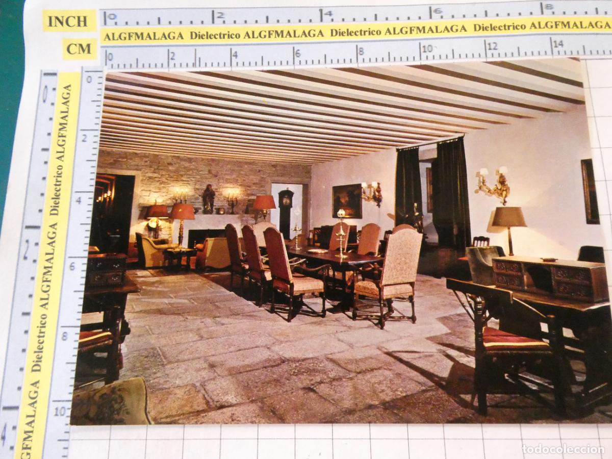 Postales: POSTAL DE LA CORU&Ntilde;A. A&Ntilde;O 1970. SANTIAGO DE COMPOSTELA HOSTAL DE REYES CAT&Oacute;LICOS SAL&Oacute;N LECTURA. 785