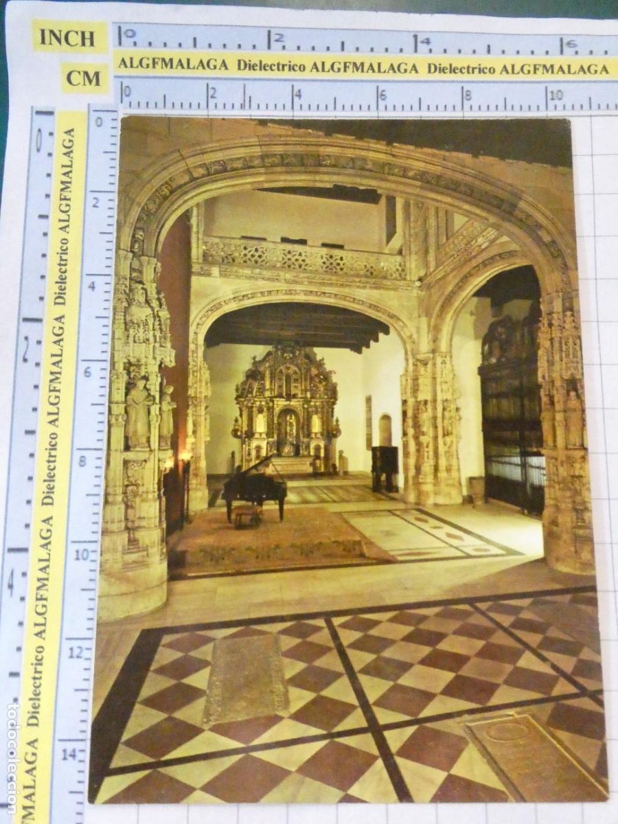 Postales: POSTAL DE LA CORU&Ntilde;A. A&Ntilde;O 1970. SANTIAGO DE COMPOSTELA HOSTAL DE REYES CAT&Oacute;LICOS CAPILLA 36 GIF.. 786