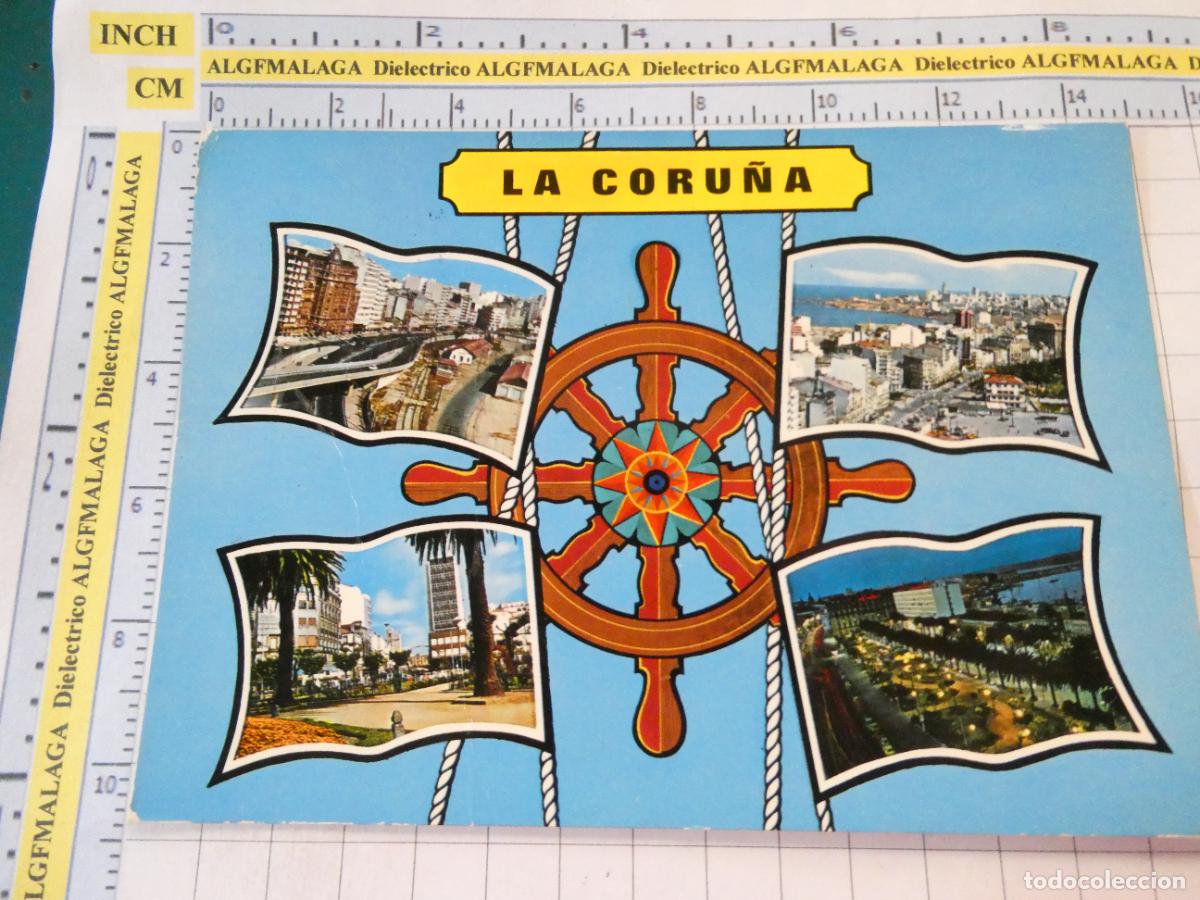 Postales: POSTAL DE LA CORU&Ntilde;A. A&Ntilde;O 1972 VISTAS TIM&Oacute;N BARCO 819 PARIS. 790