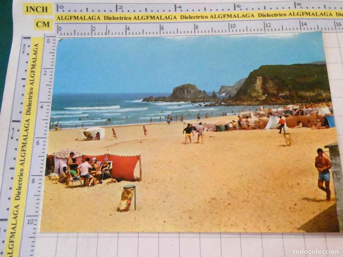 Postales: POSTAL DE LA CORU&Ntilde;A. A&Ntilde;O 1973. EL FERROL DEL CAUDILLO PLAYA DE VALDOVI&Ntilde;O 3536 FAMA. 796