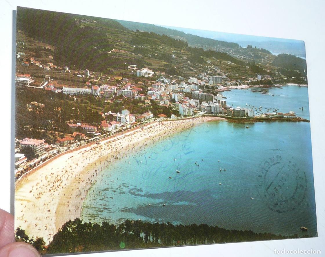 Postales: Postal Sanjenjo Sanxenxo Pontevedra N&ordm; 3306 Vista a&eacute;rea. Circulada en 1988.
