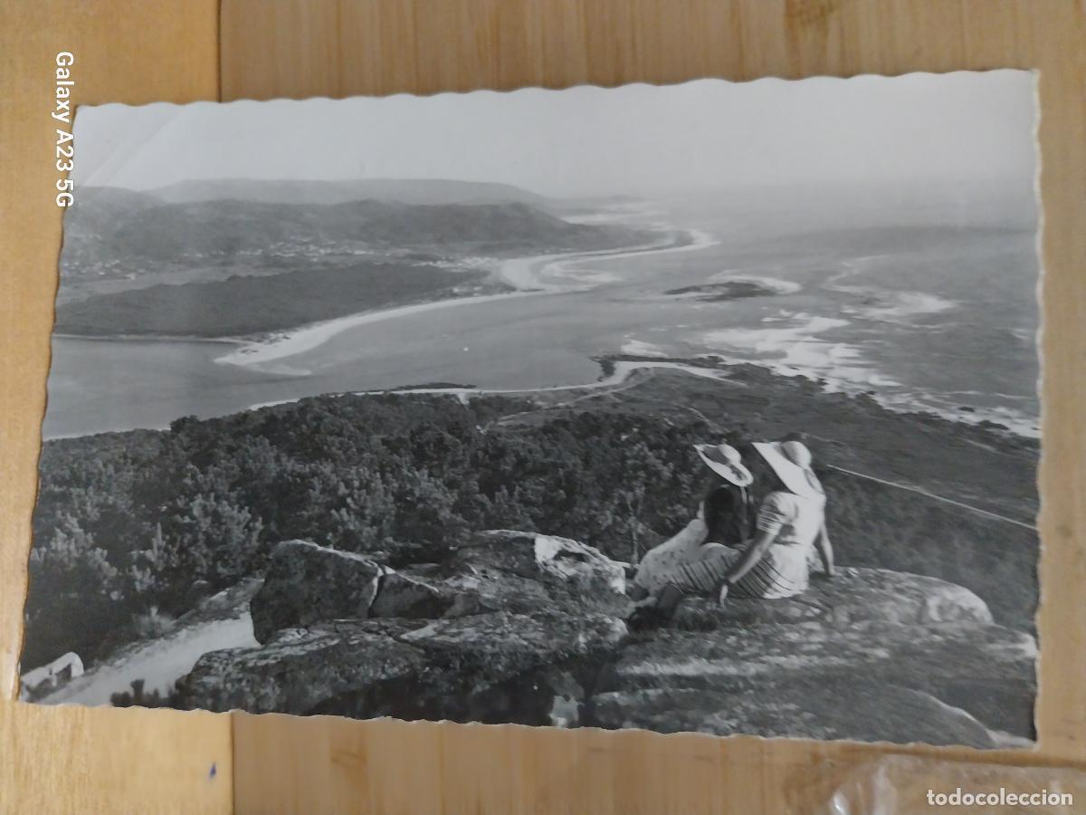 Postales: GUARDIA DESEMBOCADURA DEL RIO MI&Ntilde;O COSTA PORTUGUESA DESDE SANTA TECLA ED GARRABELLA 9 CIRCULADA 1958