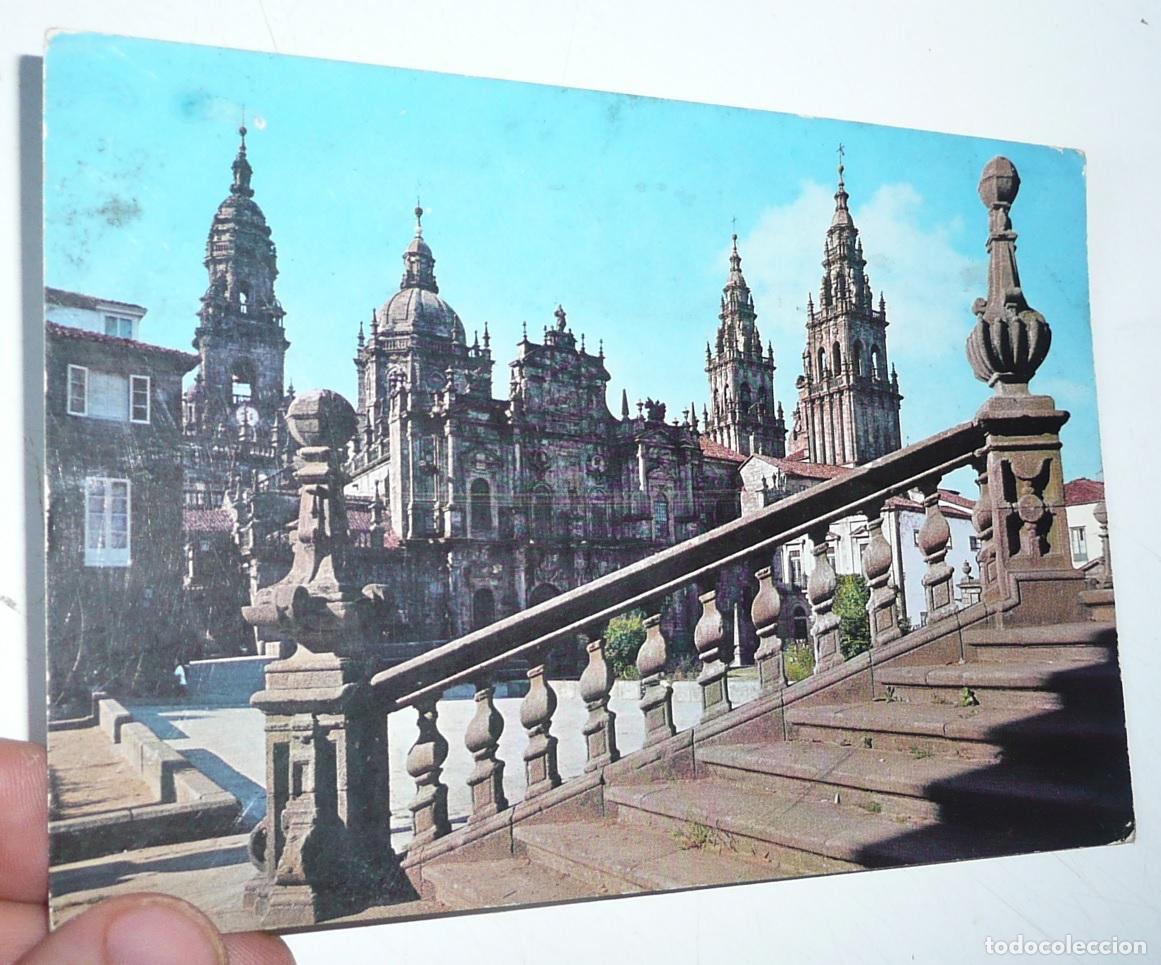 Postales: Postal Santiago de Compostela N&ordm; 15 Catedral, Fachada de la Azabacher&iacute;a. Sin circular.