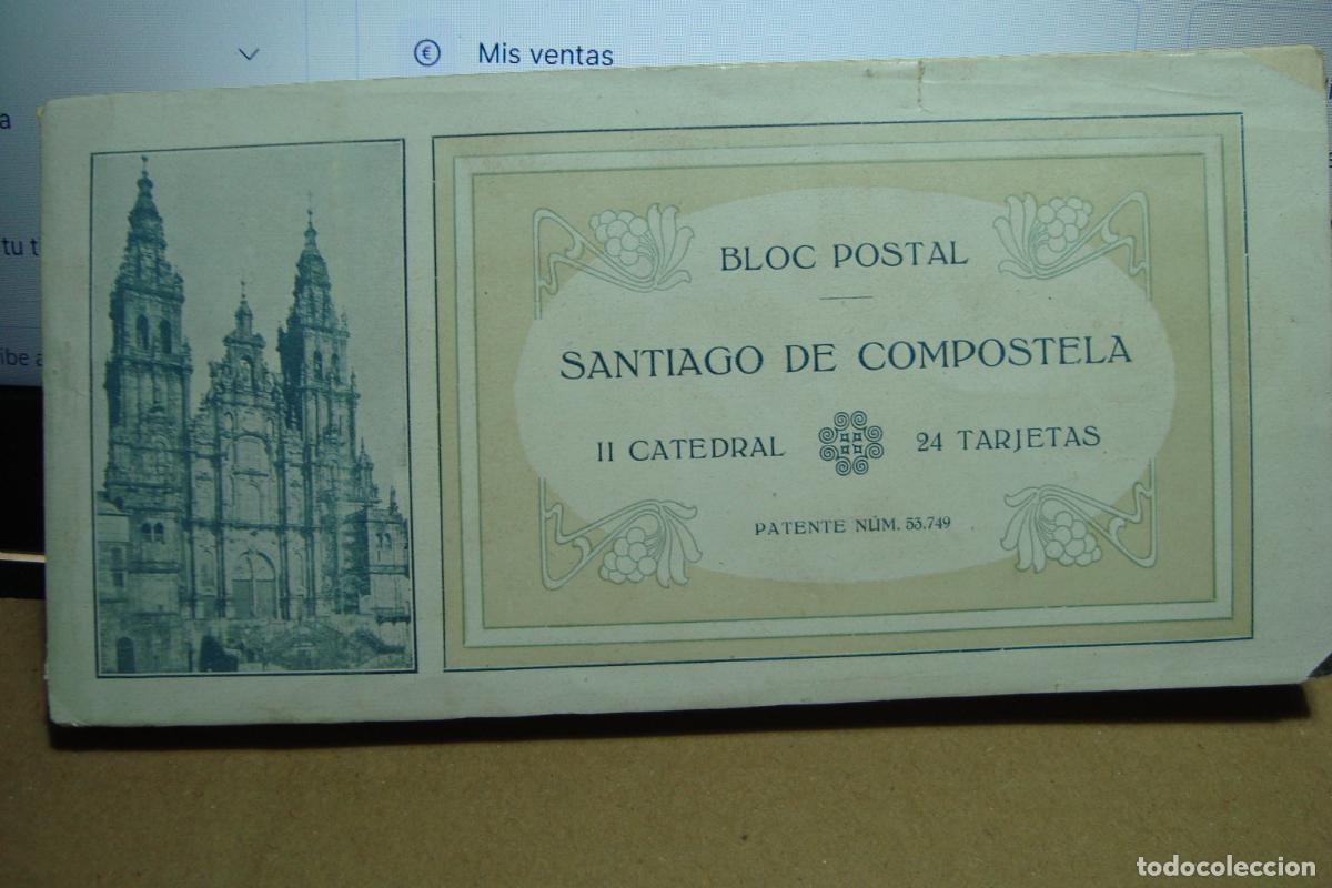 Postales: ANTIGUO LIBRITO POSTALES. BLOC POSTAL SANTIAGO COMPOSTELA. II CATEDRAL. 24 TARJETAS. J. LACOSTE