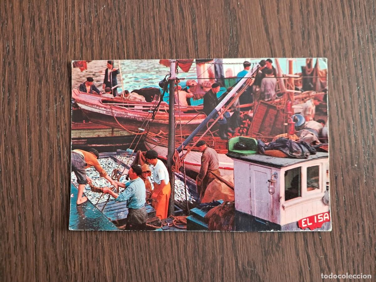 Postales: postal de Espa&ntilde;a, descarga de pescado, Vigo n&ordm; 3.