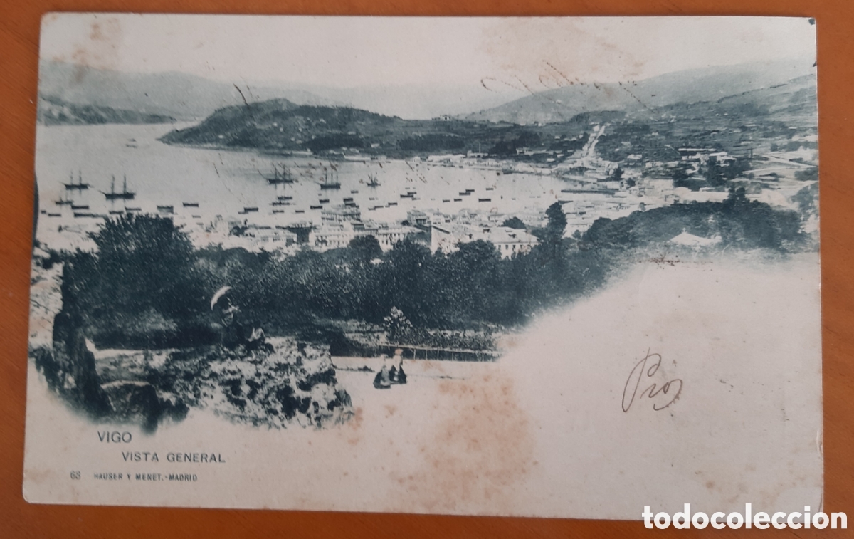 Postales: Postal Vigo Pontevedra. Vista general. Escrita y circulada. R29A