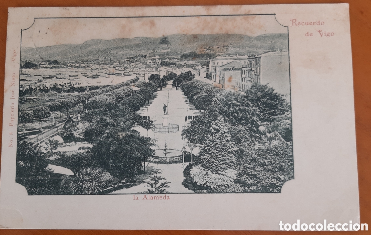 Postales: Postal Vigo Pontevedra. Recuerdo. Escrita y circulada. R30A