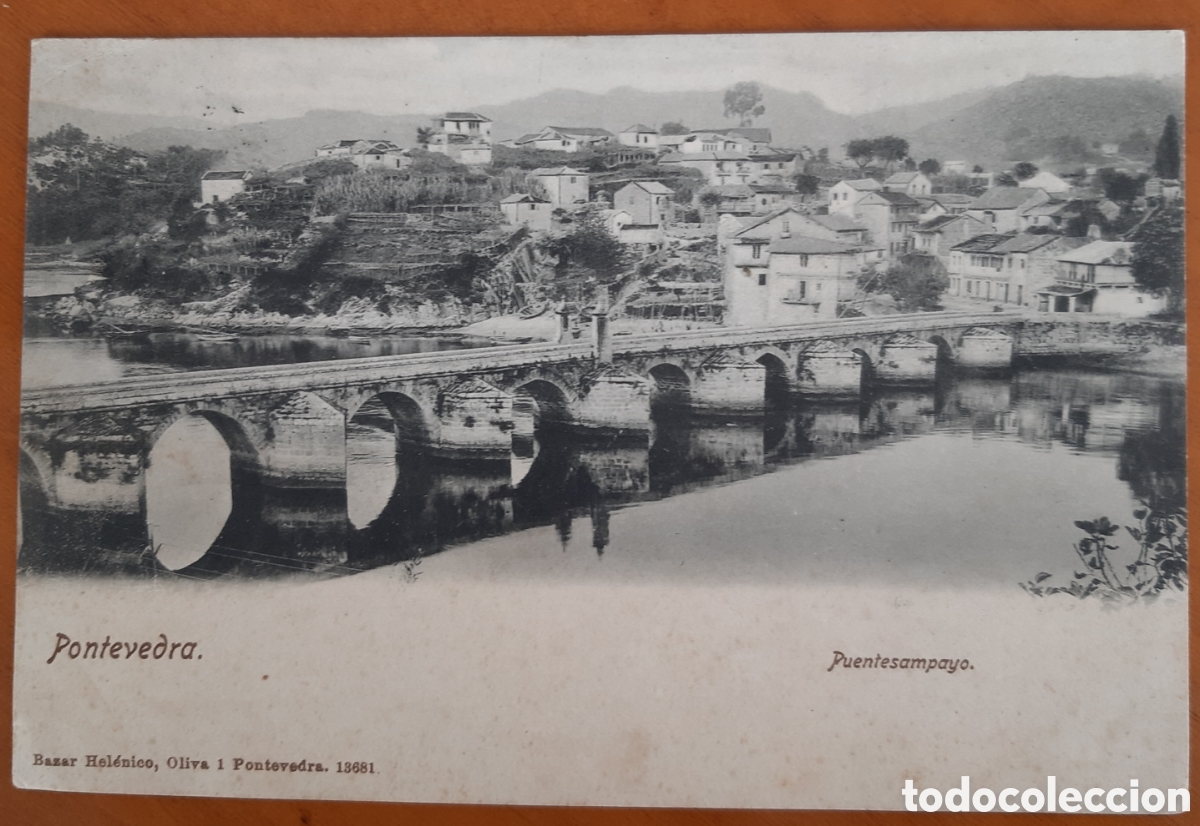 Postales: Postal Pontevedra. Puentesampayo. Escrita y circulada. R32A