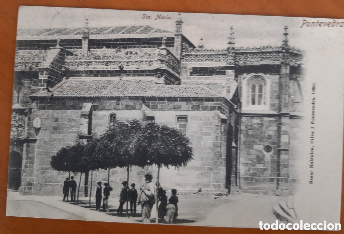 Postales: Postal Pontevedra. Santa Mar&iacute;a. Escrita y circulada. R41A