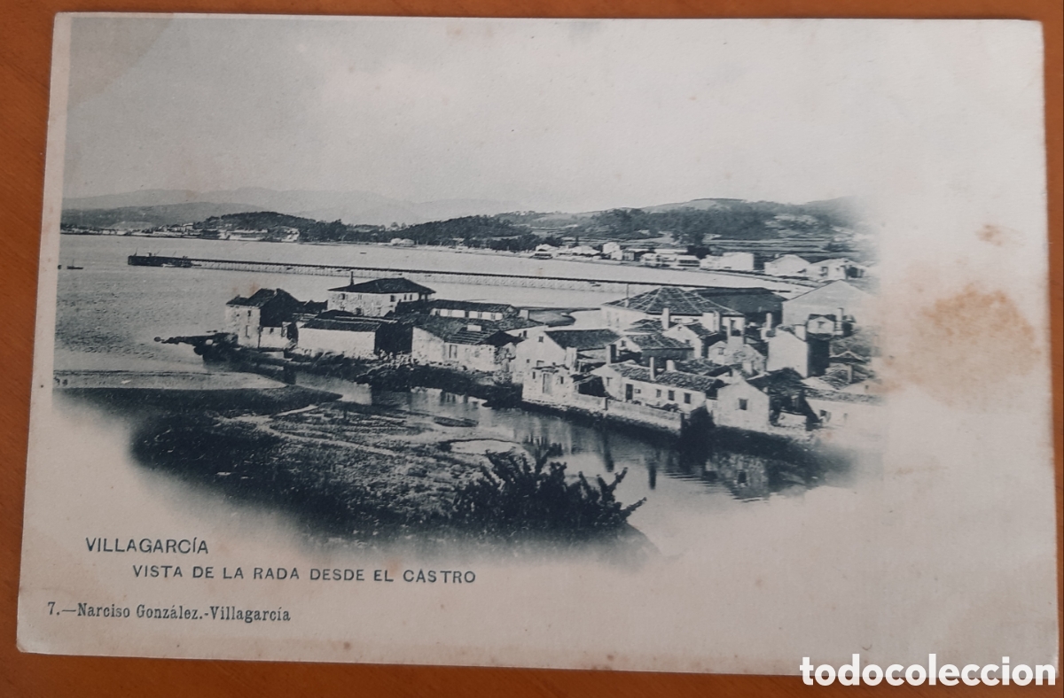Postales: Postal Villagarc&iacute;a Pontevedra. Vista de la Rada desde El Castro. Escrita y circulada. R47A
