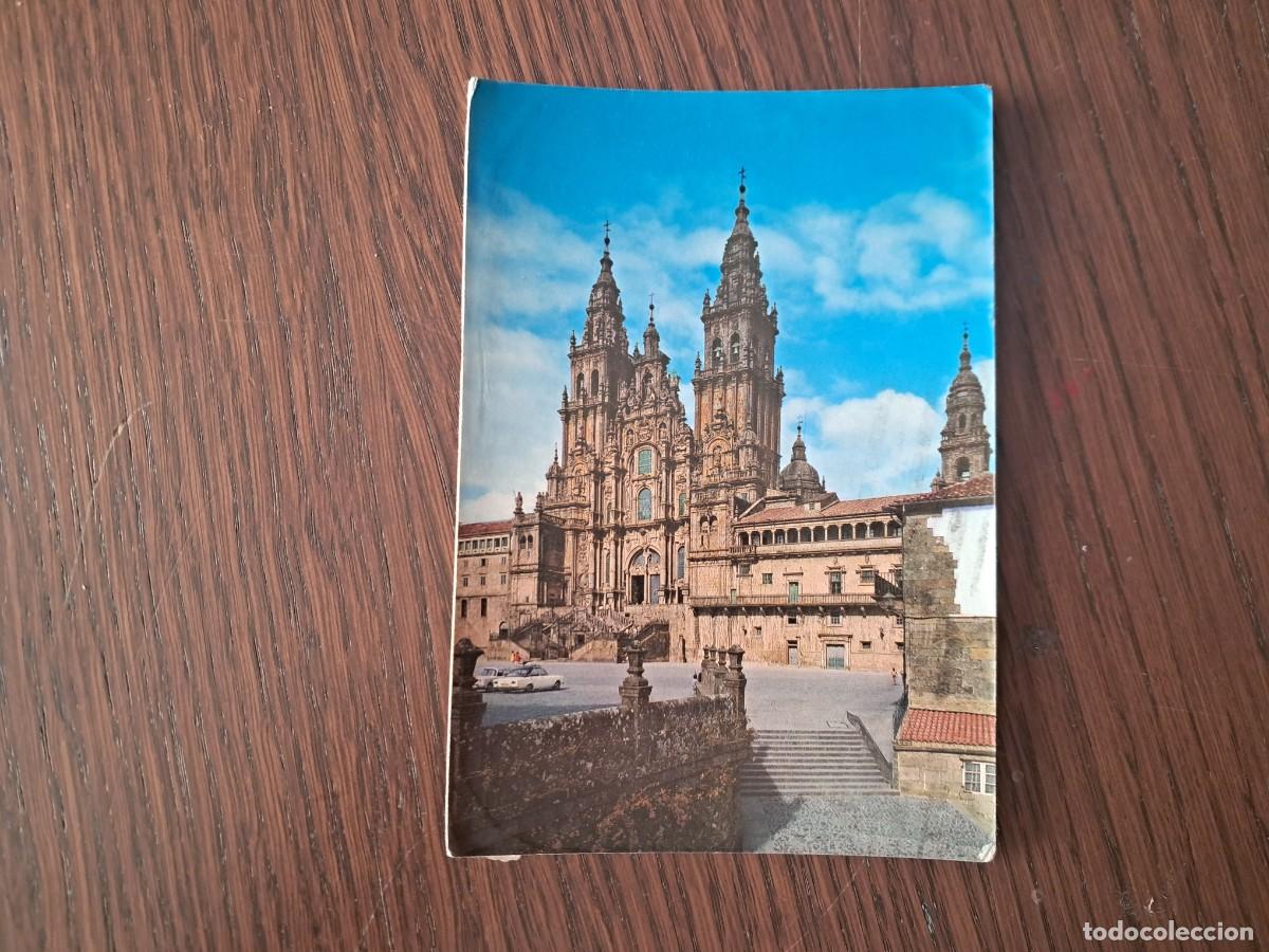 Postales: postal de Espa&ntilde;a, catedral, fachada del Obradoiro, Santiado de Compostela n&ordm; 2091. escrita.