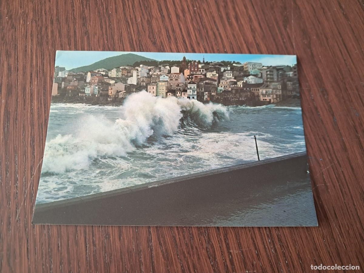 Postales: postal de Espa&ntilde;a, rompeolas en la costa, Galicia n&ordm; 3724.