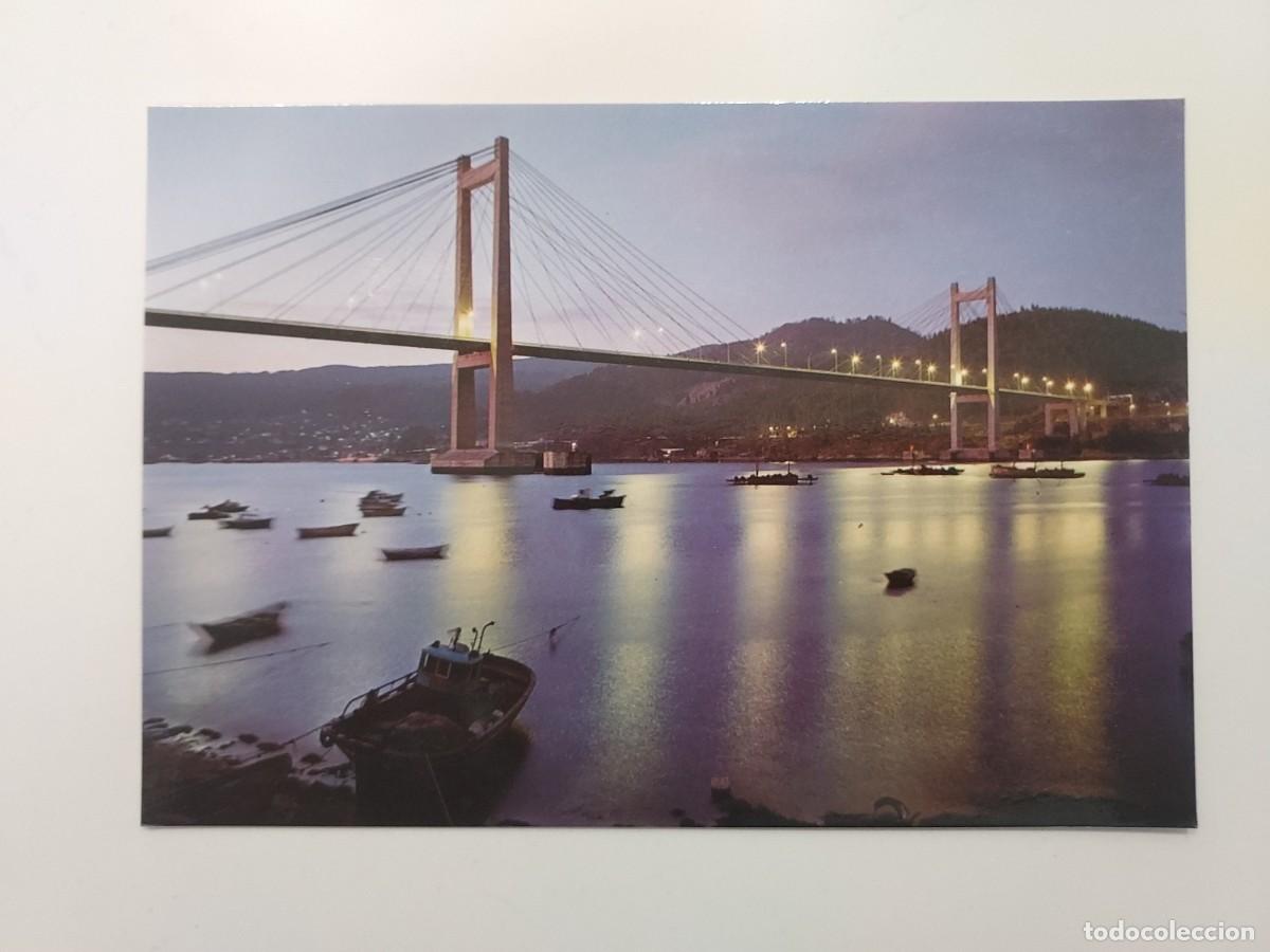 Postales: POSTAL VIGO PUENTE DE RANDE NOCTURNA. 1983. S/C. PONTEVEDRA