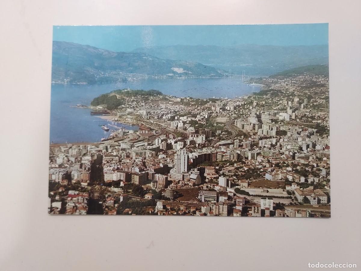 Postales: POSTAL VIGO VISTA AEREA. 1985. S/C. PONTEVEDRA. FAMA
