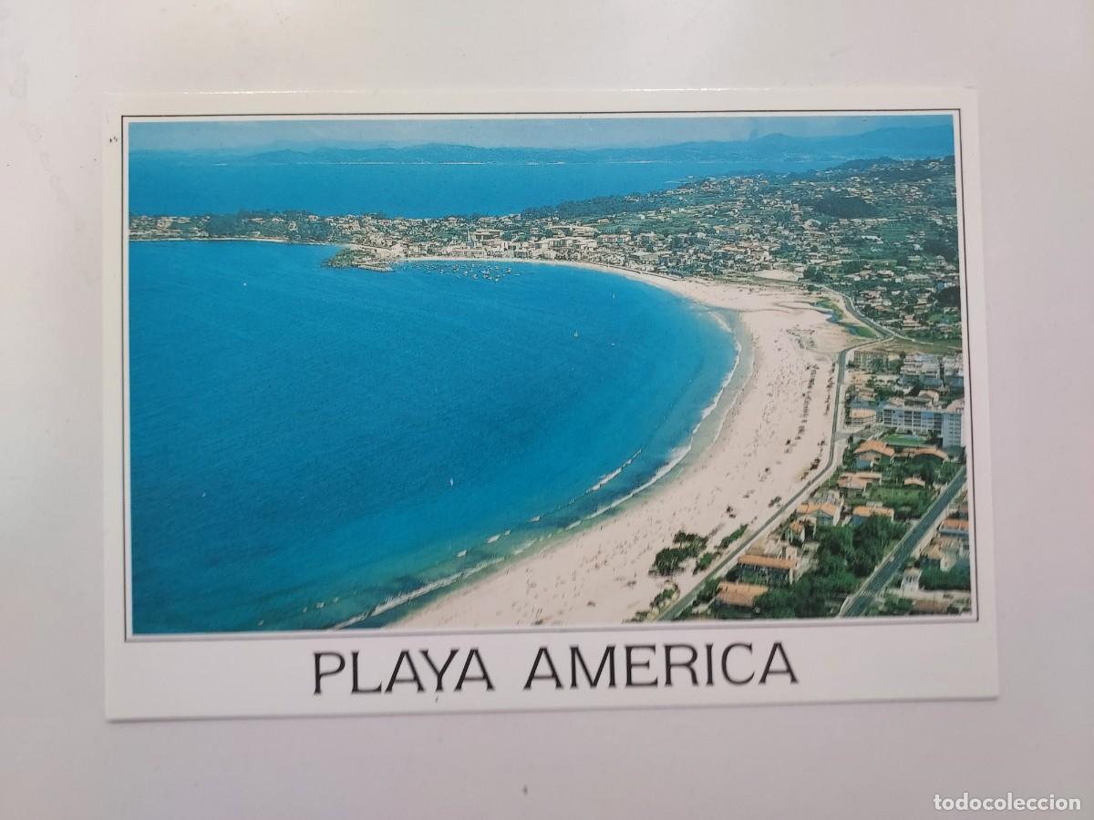 Postales: POSTAL (VIGO) NIGRAN PLAYA AMERICA VISTA AEREA. 1994. S/C. PONTEVEDRA