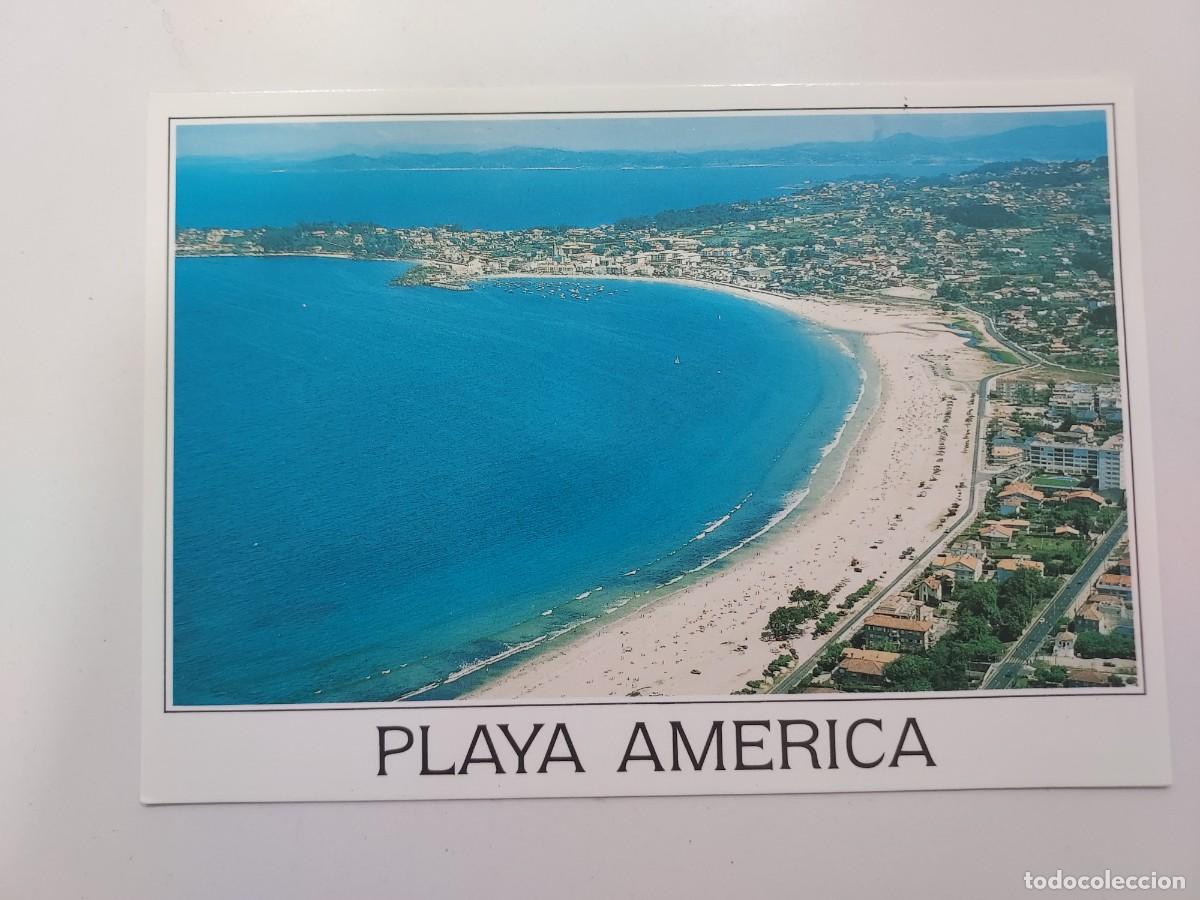 Postales: POSTAL (VIGO) NIGRAN PLAYA AMERICA VISTA AEREA. 1994. S/C. PONTEVEDRA