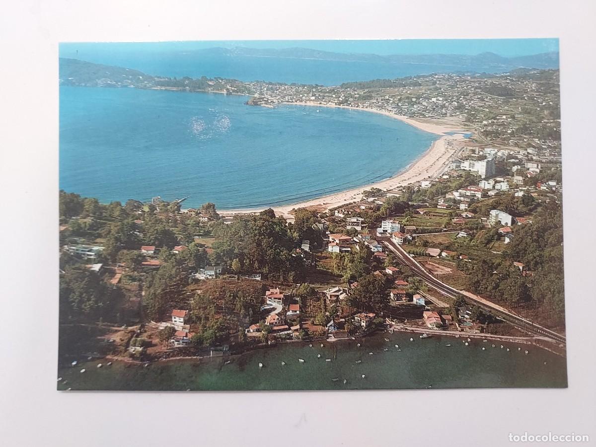 Postales: POSTAL (VIGO) NIGRAN PLAYA AMERICA VISTA AEREA. 1985. S/C. PONTEVEDRA