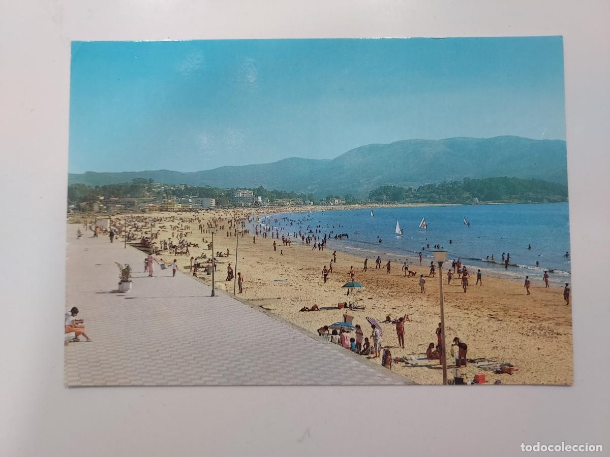 Postales: POSTAL (VIGO) NIGRAN PLAYA AMERICA. 1985. CIRCULADA. PONTEVEDRA
