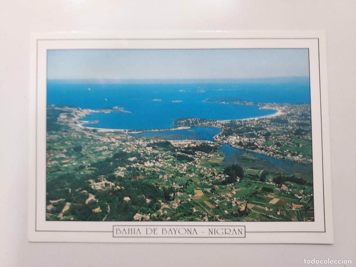 Postales: POSTAL BAYONA BAIONA. BAHIA DE BAYONA - NIGRAN. VISTA AEREA. S/C. PONTEVEDRA