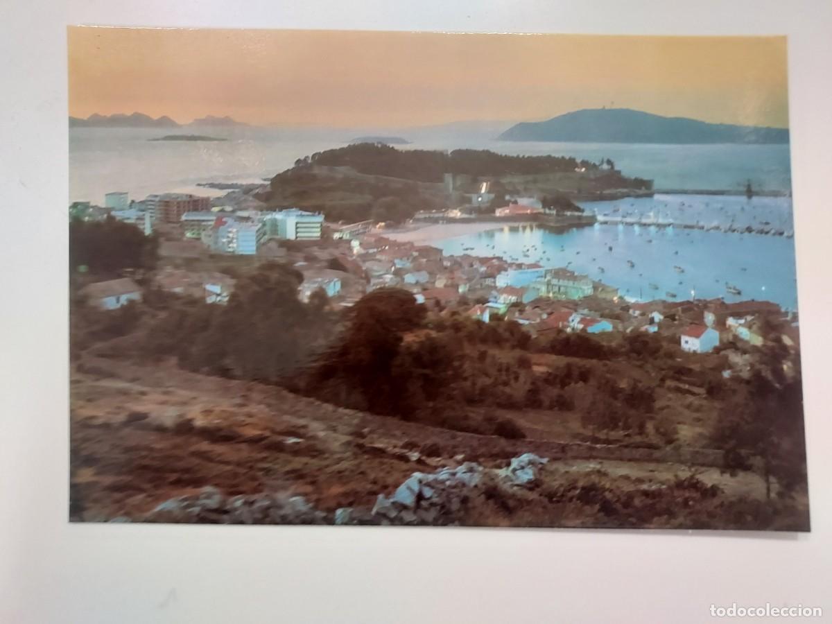 Postales: POSTAL BAYONA LA REAL ANOCHECER. 1973. S/C. PONTEVEDRA