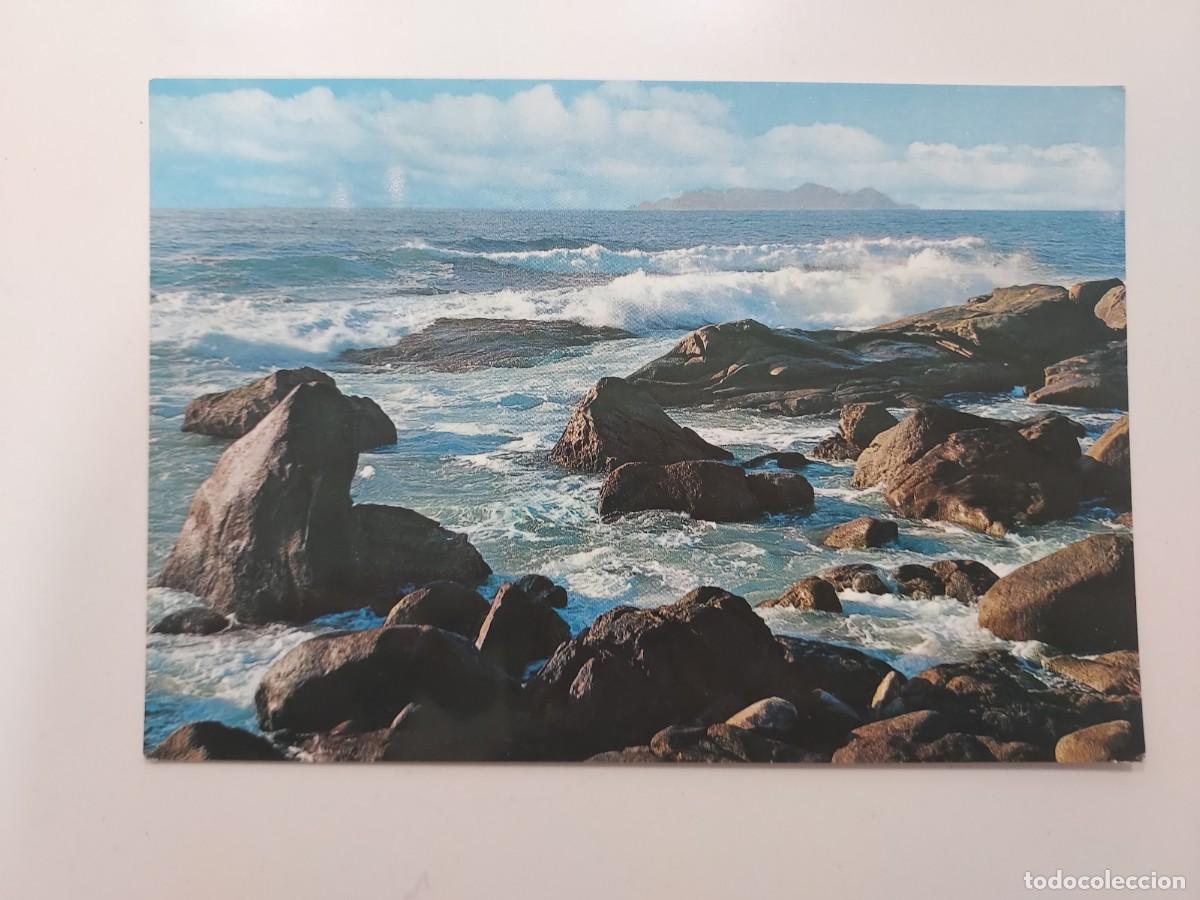 Postales: POSTAL BAYONA ROMPEOLAS. 1968. S/C. PONTEVEDRA