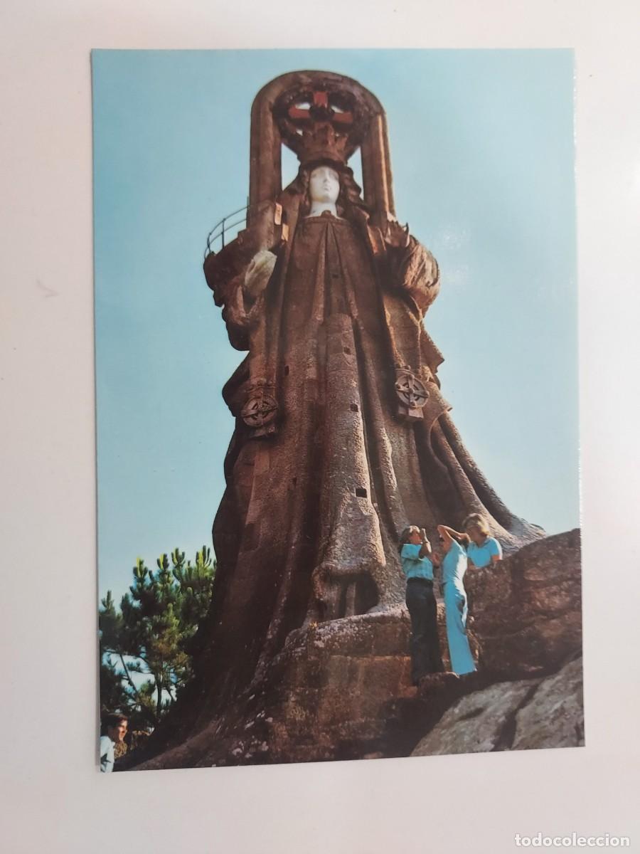Postales: POSTAL BAYONA LA REAL VIRGEN DE LA ROCA. 1975. S/C. PONTEVEDRA. RELIGIOSA