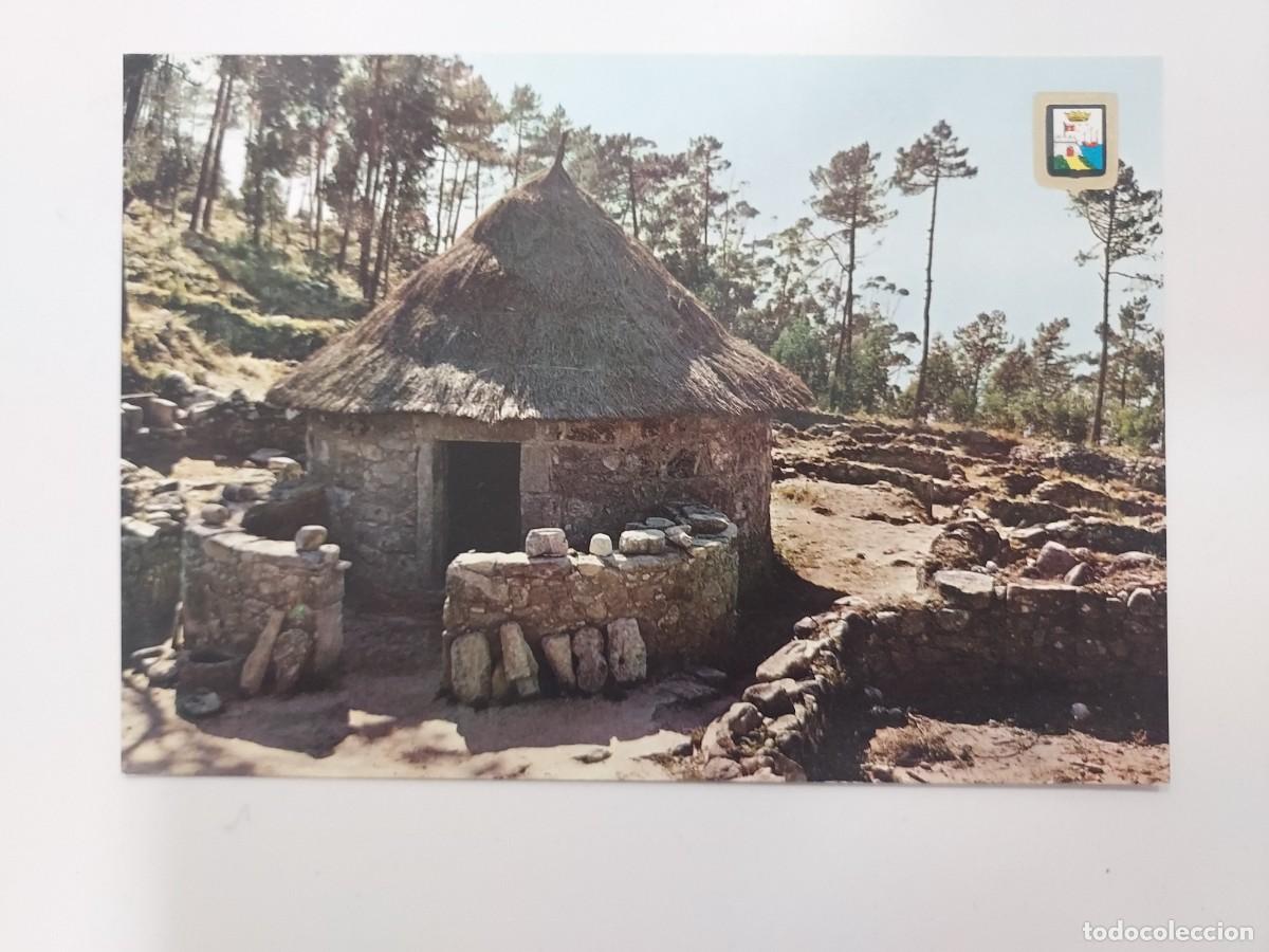 Postales: POSTAL LA GUARDIA MONTE DE SANTA TECLA POBLADO CELTA. 1967. S/C. PONTEVEDRA