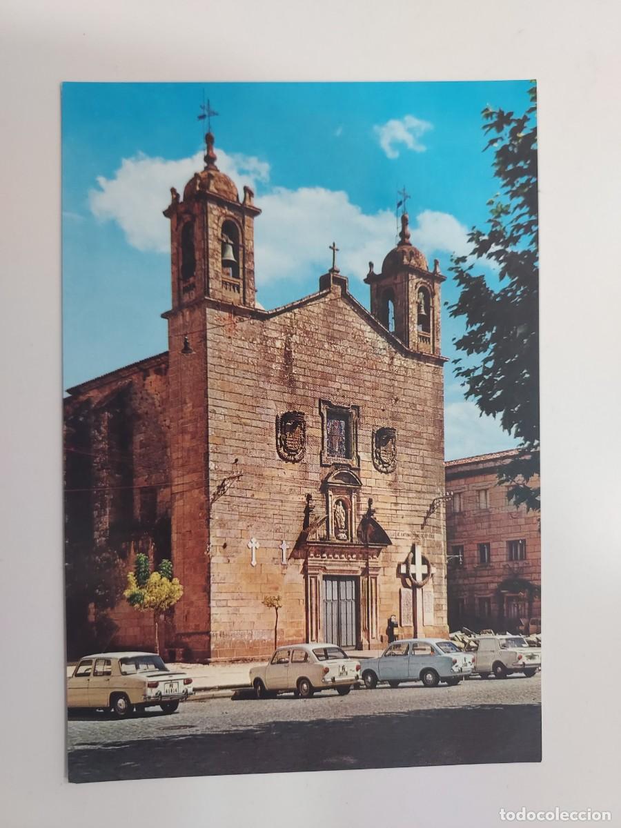Postales: POSTAL VILLAGARCIA DE AROSA IGLESIA SANTA EULALIA. S/C. PONTEVEDRA. CRUZ JOSE ANTONIO PRIMO RIVERA