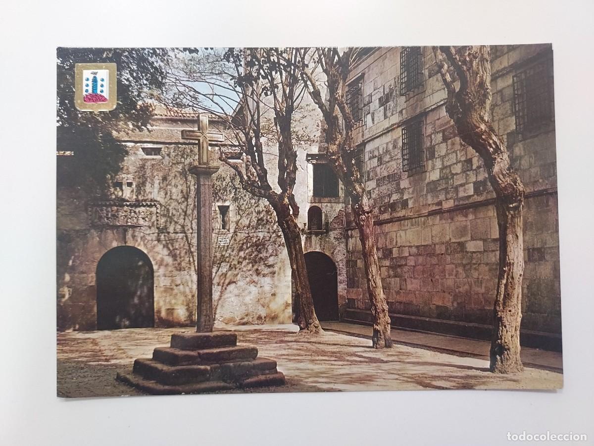 Postales: POSTAL LA CORU&Ntilde;A PLAZUELA DE SANTA BARBARA. 1963. S/C.