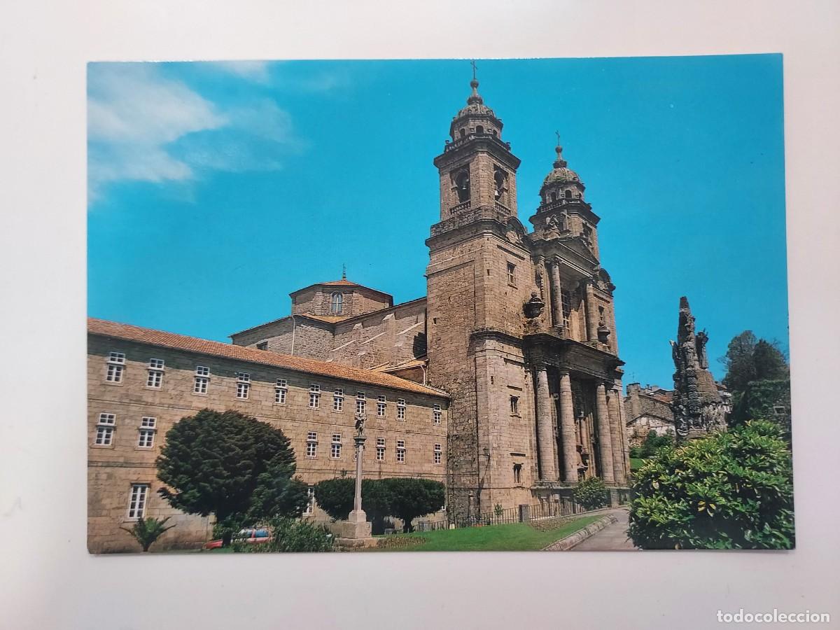 Postales: POSTAL SANTIAGO DE COMPOSTELA CONVENTO HOSTAL SAN FRANCISCO FACHADA. S/C. CORU&Ntilde;A
