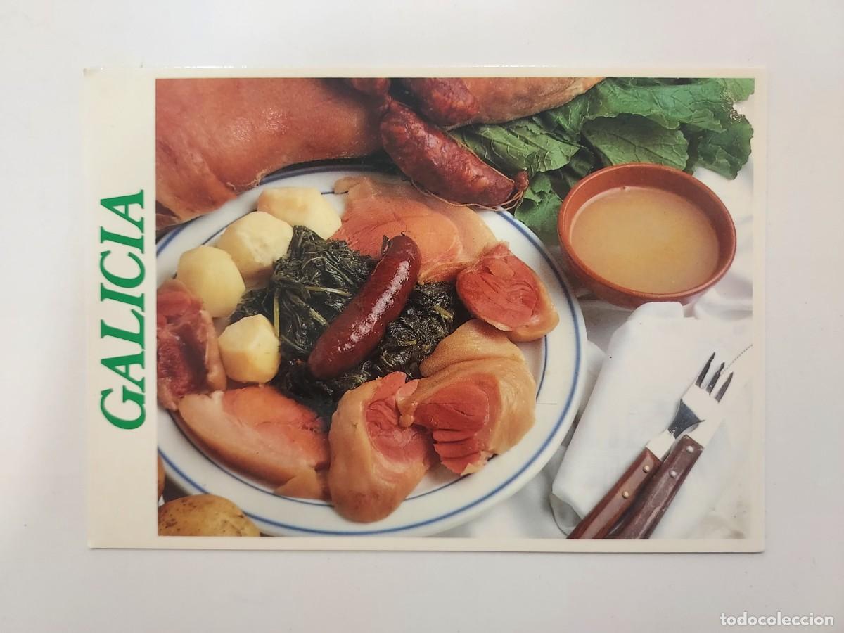 Postales: POSTAL GALICIA PLATO LACON CON GRELOS. S/C. (CORU&Ntilde;A). XUNTA GALICIA TURISMO