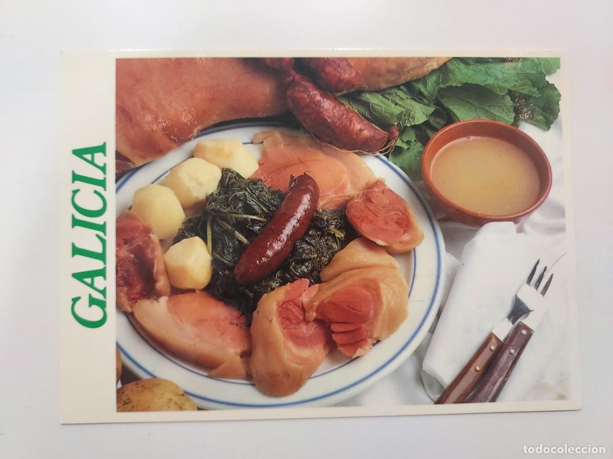 Postales: POSTAL GALICIA PLATO LACON CON GRELOS. S/C. (CORU&Ntilde;A). XUNTA GALICIA TURISMO